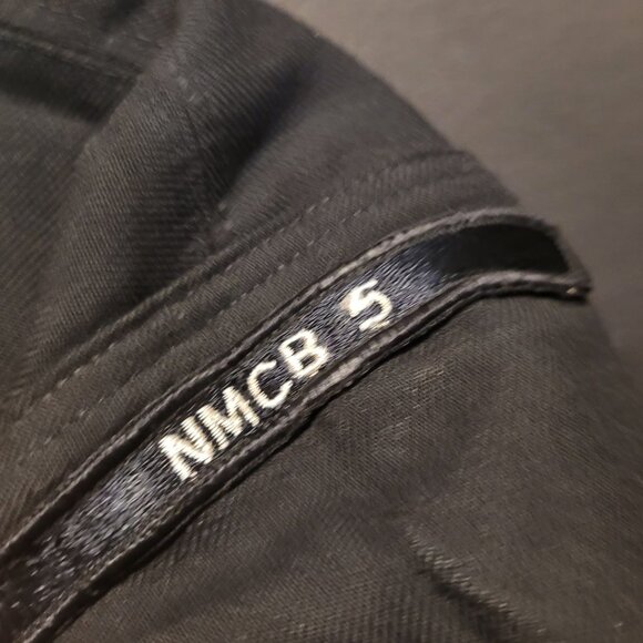 Vintage US Navy Enlisted Dress Jumper Cracker Jack  42R Patches NMCB 5 - Picture 5 of 8